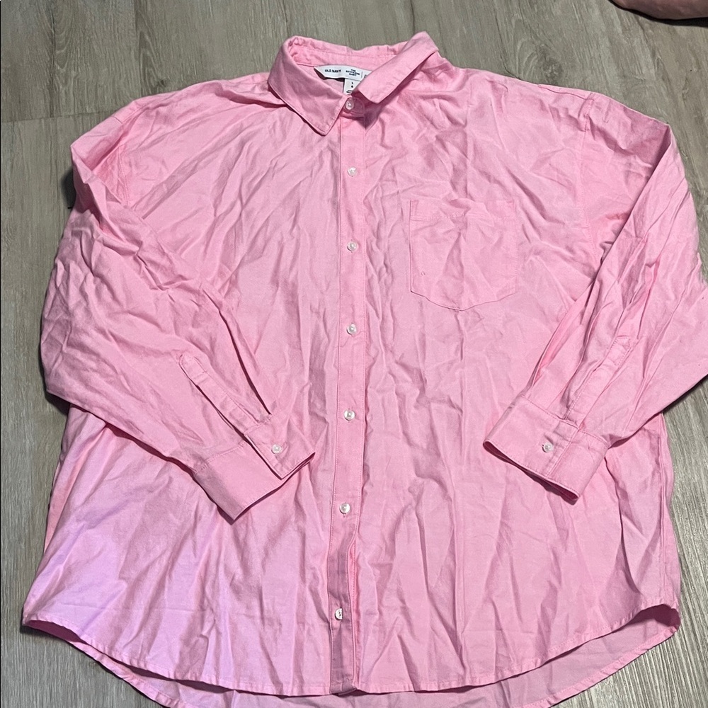 Classic Pink Men's Dress Shirt